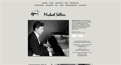 Desktop Screenshot of michaelsellerspianist.com