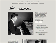 Tablet Screenshot of michaelsellerspianist.com